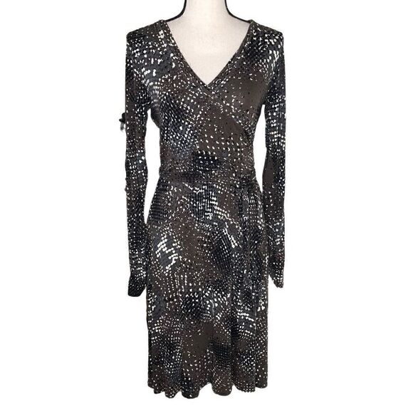 CAbi #658 Dappled Dots Normcore, Career Faux Wrap Dress Size M - Picture 2 of 16